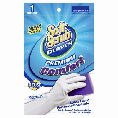 BIG TIME PRODUCTS LLC 12613-26 PREMIUM COMFORT VINYL GLOVES, LATEX-FREE