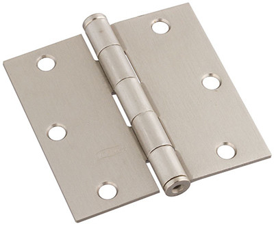 NATIONAL MANUFACTURING SALES CO. N830-250 DOOR HINGE, INTERIOR, SQUARE-EDGE, SATIN