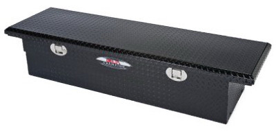 DELTA CONSOLIDATED INDS INC 1-351002 LOW-PROFILE TRUCK TOOL BOX, BLACK ALUMIN