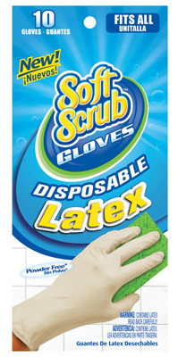BIG TIME PRODUCTS LLC 11310-26 DISPOSABLE LATEX GLOVES, POWDER FREE, ON