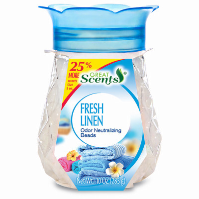 DELTA BRANDS, INC. 11267-12 ODOR ABSORBING BEADS, FRESH LINEN SCENT,