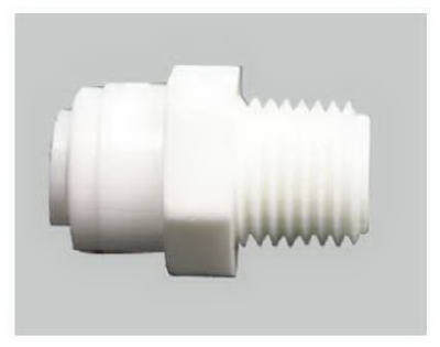 WATTS BRASS & TUBULAR PL-3005 PEX QUICK CONNECT ADAPTER, MALE, 1/4 X 1