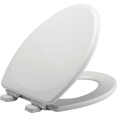 BEMIS MFG 143SLOW 000 TOILET SEAT, ELONGATED, SLOW-CLOSING, WH