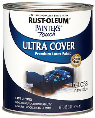 RUST-OLEUM 1922-502 PAINTER'S TOUCH ULTRA COVER LATEX PAINT,