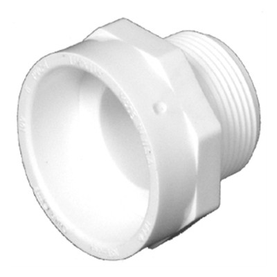 CHARLOTTE PIPE & FOUNDR PVC 00109  1000HA SCHEDULE 40 DWV MALE PIPE THREAD ADAPTER