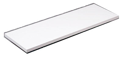 KNAPE & VOGT 1980 WH 8X24 SHELF, WHITE MELAMINE, 8 X 24-IN.