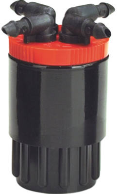 RAIN DRIP QB10UB DRIP WATERING BUBBLER, 4-OUTLET, 10-GPH