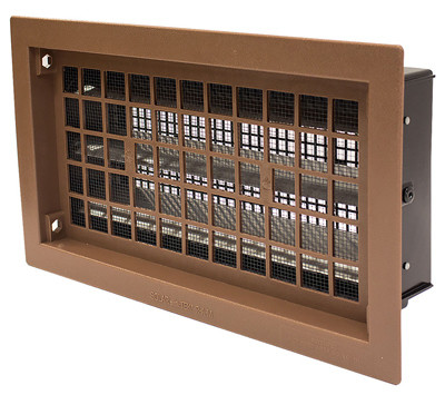 AIR VENT RABR AUTOMATIC FOUNDATION VENT, BROWN, 50 IN.