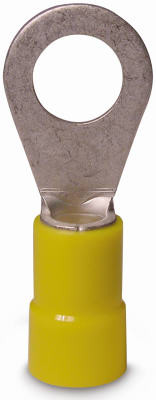 ECM INDUSTRIES LLC 20-108 RING TERMINAL, VINYL INSULATED BARREL, S