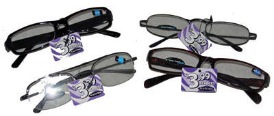 DIAMOND VISIONS INC RG399 PREMIUM READING GLASSES, ASSORTED STYLES