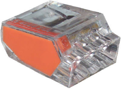 ECM INDUSTRIES LLC 19-PC3 PUSH IN CONNECTOR, 3 PORT, 10-PK.