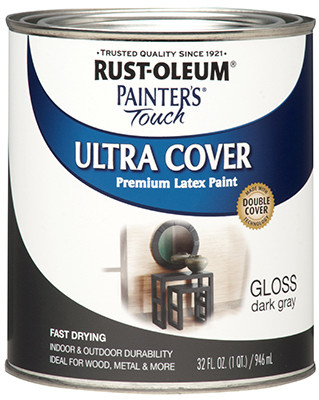 RUST-OLEUM 1986-502 PAINTER'S TOUCH ULTRA COVER LATEX PAINT,