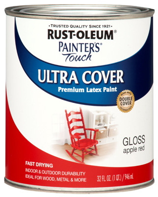 RUST-OLEUM 1966-502 PAINTER'S TOUCH ULTRA COVER LATEX PAINT,