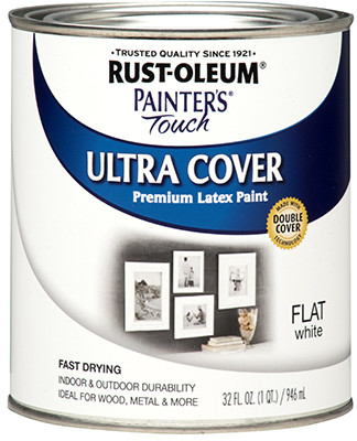 RUST-OLEUM 1990-502 PAINTER'S TOUCH ULTRA COVER LATEX PAINT,