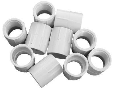 CHARLOTTE PIPE & FOUNDR PVC 02101C 0800HA SCHEDULE 40 PVC PRESSURE PIPE ADAPTER, 3