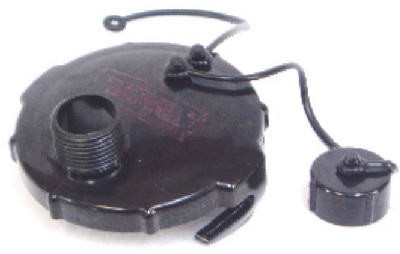 UNITED STATES HARDWARE RV508B RV BAYONET CAP, BLACK PLASTIC, 3 IN.