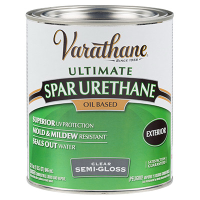 RUST-OLEUM 242186H EXTERIOR SPAR URETHANE FINISH, OIL-BASE,
