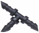 RAIN DRIP 307010B BARBED TEE POLYP BLACK 1/4IN