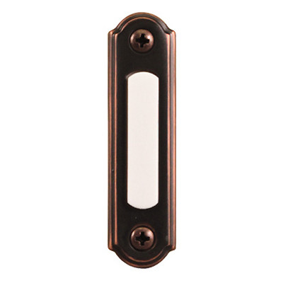 HEATHCO SL-557-00 WIRED DOORBELL PUSH BUTTON, LED LIGHT, B