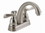 DELTA FAUCET COMPANY 25996LF-BN-ECO WINDEMERE LAVATORY FAUCET, 2-HANDLE, CEN