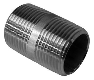 LARSEN SUPPLY CO., INC. 32-1903 STAINLESS STEEL PIPE NIPPLE, 3/4 IN. X S
