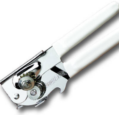 LIFETIME PRODUCTS 407WH CAN OPENER PORTABLE STEEL WHT