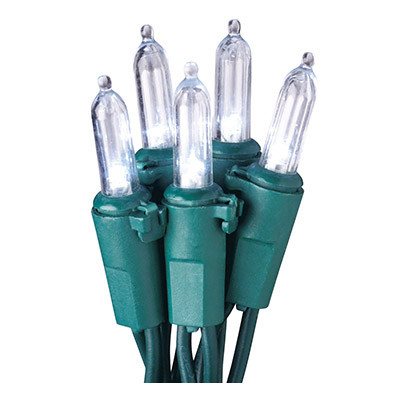 INLITEN LLC-IMPORT 40842-88A CHRISTMAS LED LIGHT SET, MINI, COOL WHIT