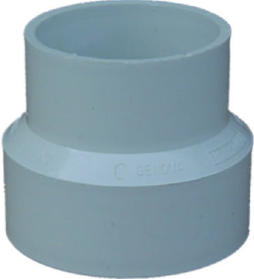 TIGRE USA INC 36-1076 PVC PIPE SEWER DRAIN REDUCING COUPLING, 