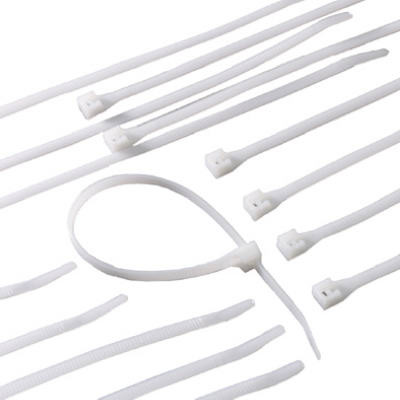 ECM INDUSTRIES LLC 46-104MN CABLE TIE, NYLON, WHITE, 4-IN., 1000-PK.