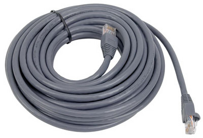 AUDIOVOX TPH632R CAT6 NETWORK CABLE, 250MHZ, GRAY, 25-FT.