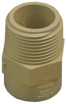 NIBCO T00075C PIPE FITTING, CPVC ADAPTER 1-IN. MIP