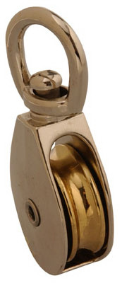 APEX TOOL GROUP T7655032N PULLEY, SWIVEL EYE, NICKEL-PLATED, 1-1/2