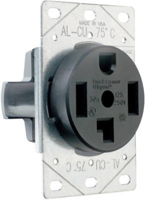 PASS & SEYMOUR 3864CC6 FLUSH OUTLET 30A 125/250V 4W