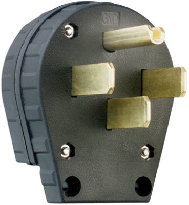 PASS & SEYMOUR 3867CC5 ANGLE PLUG FOR DRYERS, COMMERCIAL GRADE,