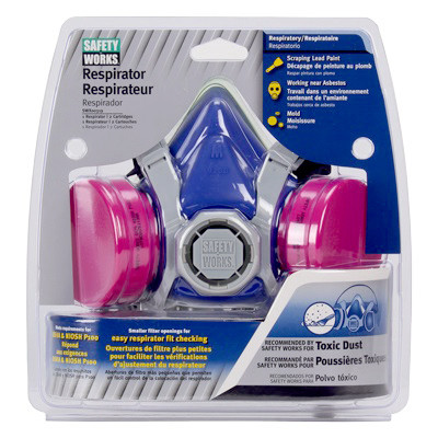 MSA SAFETY WORKS SWX00319 TOXIC DUST RESPIRATOR, HALF-MASK