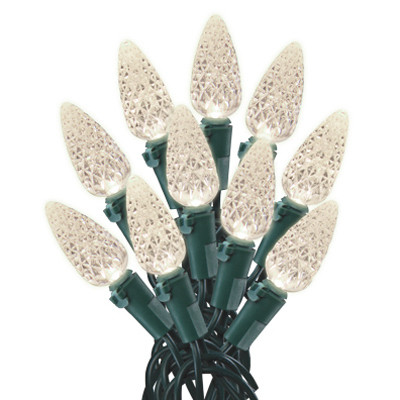 INLITEN LLC-IMPORT 47870-88A CHRISTMAS LED 70-LIGHT SET, C6, WARM WHI