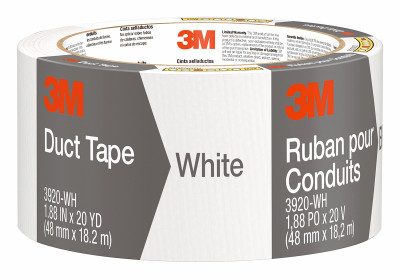 3M 3920-WH DUCT TAPE, WHITE, 1.88" X 20-YD.