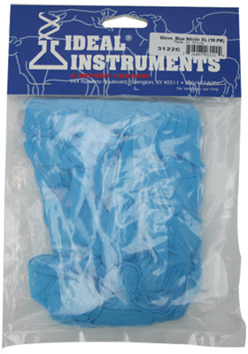 NEOGEN 3120 NITRILE DISPOSABLE GLOVE, BLUE, LARGE, 1