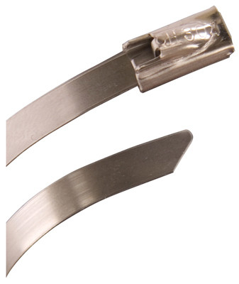 ECM INDUSTRIES LLC 45-306SS CABLE TIE, STAINLESS STEEL, 6-IN.