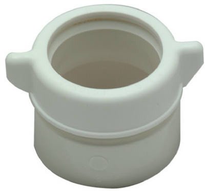 PLUMB SHOP DIV BRASSCRAFT 453-225 DRAIN PIPE ADAPTER, WHITE PLASTIC, 1.5-I