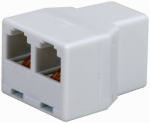 AUDIOVOX TP270WHR 2 WAY IN LINE CORD SPLITTER