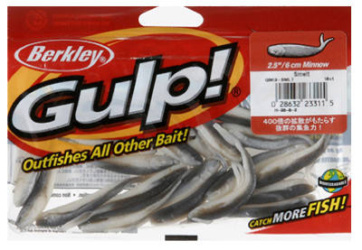 BIG ROCK SPORTS LLC 4475-1622 GULP MINNOW, SMELT PLASTIC, 2-1/2-IN., 1