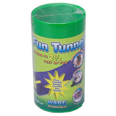 WARE MANUFACTURING INC 03292 FUN TUNNELS, FOR SMALL PETS, STAIN-RESIS
