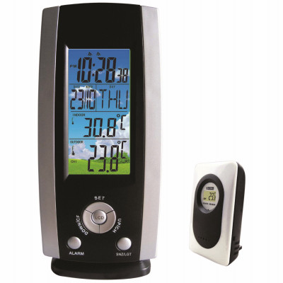 TAYLOR PRECISION PRODUCTS 1512 3-CHANNEL WIRELESS WEATHER STATION + CLO