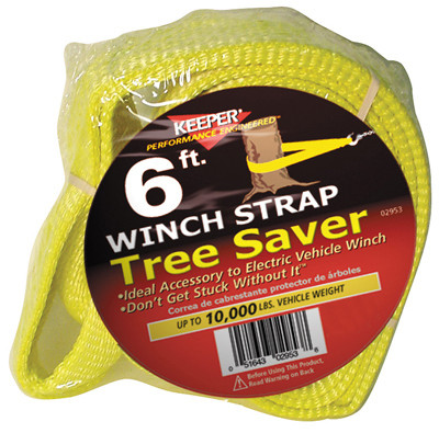 HAMMERMILL 02953 TREE SAVER WINCH STRAP, 3-IN. X 6-FT.
