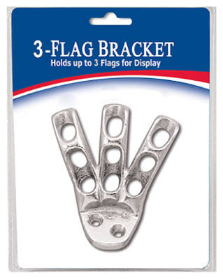 ANNIN FLAGMAKERS 645002R 3-FLAG DISPLAY BRACKET