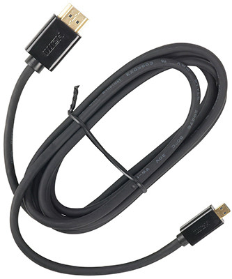 AUDIOVOX VH6HMR MICRO HDMI TO HDMI CABLE, 6-FT.