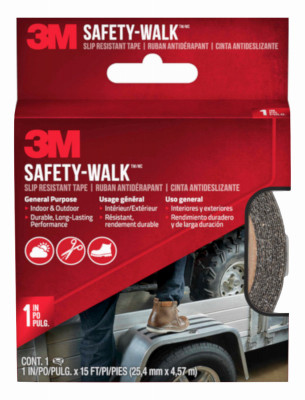 3M 610B-R1X180 STEP & LADDER ANTI-SLIP TREAD, BLACK, 1 