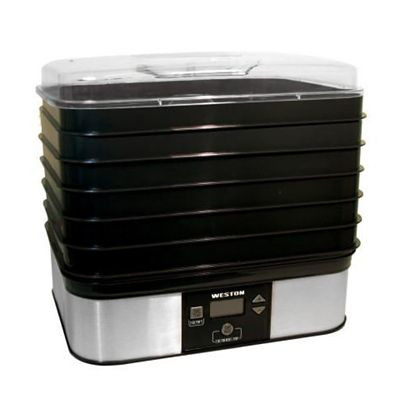 HAMILTON BEACH 75-0401-W 6-TRAY DIGITAL FOOD DEHYDRATOR