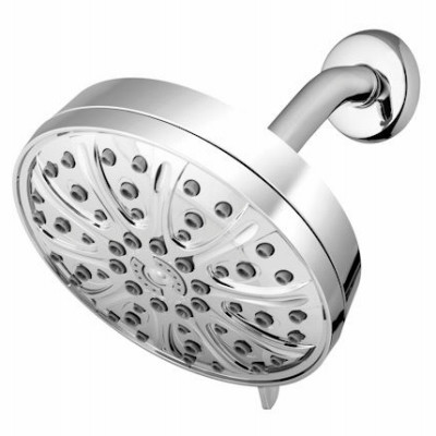 WATER PIK XMT-633E HEAD SHOWER RAIN CHROME 6SPRAY